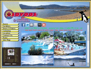 osoyoos-rv-waterslides.com: Welcome to OSOYOOS-RV-WATERSLIDES
We offer our guests grassy tent sites, shaded RV sites, all at very reasonable rates