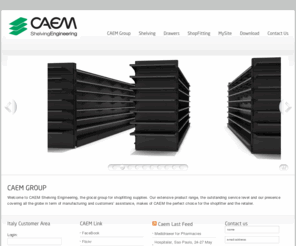 caem.biz: CAEM - The Global Shelving Engineering Group for Shopfitting
CAEM – The Global Shelving Engineering Group for Shopfitting