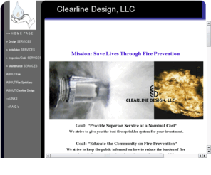 clearlinedesign.com: Clearline Design, LLC
Michigan Fire Sprinklers.Clearline Design.Automatic Fire Protection Services.Superior Service at a Nominal Cost.Complete Fire Suppression Services.