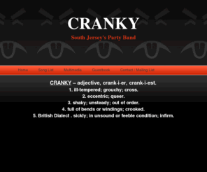 crankyrocks.com: Cranky - South Jersey's Party Band
Home Page