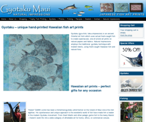 gyotakumaui.com: Gyotaku Maui – Natural Impressions – Japanese fish art prints
