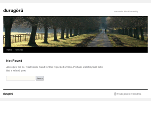 durugoru.com: durugörü | Just another WordPress weblog
