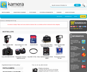 e-kamera.dk: E-kamera.dk - Salg af digitalkameraer, objektiver, fototasker og masser af andet fotoudstyr
E-kamera.dk fører et bredt udvalg af digitalkameraer og fotoudstyr. Salg af kameraer, objektiver, fototasker, samt meget andet fotoudstyr fra de største og bedste producenter.