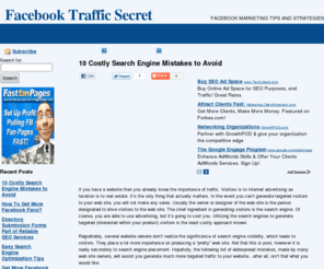 fbtrafficsecret.com: Facebook Marketing Tips and Strategies
Learn how to use Facebook Marketing Tips and Strategies to generate more traffic and make money online.