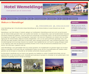 hotelwemeldinge.nl: Welkom in Wemeldinge! | Hotel Wemeldinge
Hotel Wemeldinge is een gemoedelijk familiehotel aan de Oosterschelde, ideaal voor fietsen en wandelen tussen fruitbomen, duiken, en lekker eten.