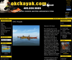 tulsakayaking.com: OKC Kayak - Home
Oklahoma's first and only kayak shop located in Oklahoma City.  We provide lessons, trips, and tours for all skill levels and have the largest selection in Oklahoma for purchase and rentals.