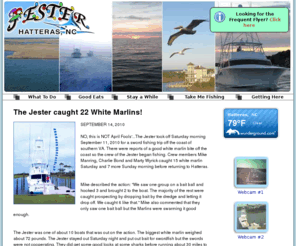 frequentflyercharters.com: JesterSportFishing.com
Hatteras Webcam, Outer Banks, salt water fishing, Cape Hatteras, Hatteras Village, Ocracoke, sportfishing, marlin, Hatteras