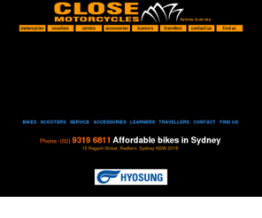 closemotorcycles.com.au: Home: Motorcycle Sales and Service. Hyosung, Kawasaki, Honda, Suzuki, Yamaha & more. Australia's best shop to purchase or trade in your bike!
Home: Motorcycles (New & Used) with Full Workshop Service. Hyosung, Kawasaki, Honda, Suzuki, Yamaha & more. Australia's best shop to purchase or trade in your second hand used bike!