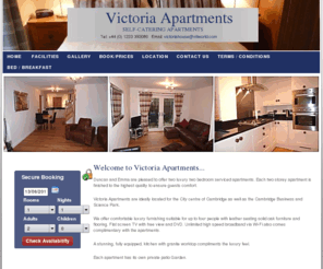 cambridgeapartmentsuk.com: Cambridge Self-Catering Apartments, for Self-Catering in Cambridge try Victoria Apartments CB4 2JB
Our Self-Catering Apartments in Cambridge are the Victoria Apartments, for a great place to stay in Cambridge Cambridgeshire book your rooms now online for a great deal or by phone your call will be most welcome.