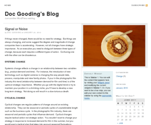 docgooding.com: Doc Gooding's Blog — Just another WordPress weblog
Just another WordPress weblog