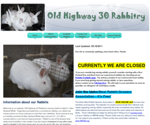 oldhighway30rabbitry.com: Old Highway 30 Rabbitry 2 - Home
Butch & Anne's personal rabbitry site