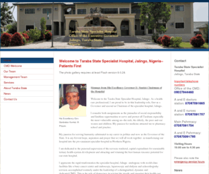 tarabaspecialisthospital.org: Home - Taraba State Specialist Hospital
Taraba State Specialist Hospital