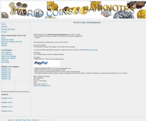 worldcoinsbanknotes.com: World Coins Banknotes
World coins banknotes forum and numismatics 
<meta name=