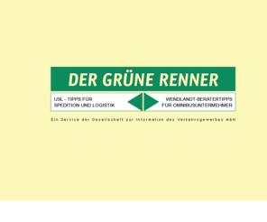 gruener-renner.info: Gruener-Renner
Ein Service der GIV Gesellschaft zur Information des Verkehrsgewerbes mbH