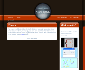 jv90.com: Janne Vikstedt - Personal Portfolio
Sivuilta löydät tietoa minusta, sekä tietoa projekteistani.