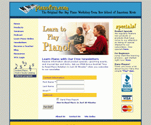 pianofun.com: Piano Fun: Laughlin One Day Chord Piano Seminar Method, Piano Fun, New School of American Music, piano lessons
Welcome to pianofun.com, brought to you by the New School of American Music and Robert Laughlin. We offer the original One Day Piano Workshop for adults and teens. Tens of thousands have successfully completed our piano seminar programs in just a single three to four-hour session.