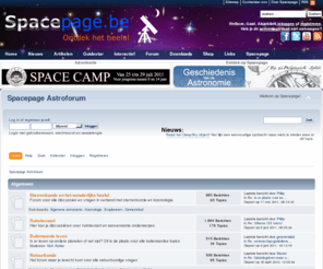 astroforum.be: Spacepage Astroforum - Forumindex - Spacepage Astroforum
Spacepage Astroforum - Forumindex