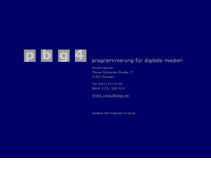 pbg4.net: pbg4 | programmierung für digitale medien
