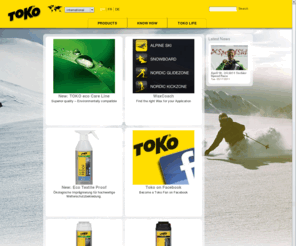 tokowax.com: TOKO Wax & Care
Toko, innovativ von Anfang an. Seit der Unternehmensgründung ist bei Toko die Entwicklung fortschrittlicher Produkte wesentlicher Bestandteil der Philosophie. Heute ist Toko in den Bereichen Ski-, Textil- und Schuhpflege ein weltweit führendes Unternehmen mit besten Zukunftsaussichten.