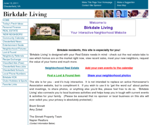 birkdaleliving.com: Birkdale Living : Chesterfield Virginia Neighborhood Information & Events
Welcome to Birkdale Living Virginia, your source for real estate and community information in the Birkdale Living neighborhood located in Chesterfield, Virginia. The Birkdale Living website was designed specifically for you, with all of your needs and interests in mind. Birkdale Living brings your community together.