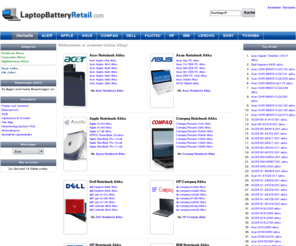 deakkus.de: Notebook Akkus, laptop akku
notebook akku - Hohe Qualit01t,Niedrigen Preis acer, apple, compaq, dell, HP,lenovo ibm, sony or toshiba notebook akku (Jetzt 30% Rabatt) kommt mit einem Jahr Garantie und 30 Tage Geld-zurck