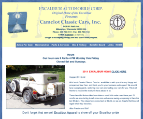 excaliburautomobilecorporation.com: Excalibur & Camelot Classic Cars, Inc.
Excalibur & Camelot Classic Car and Brooks Steven Automobile Collection, Camelot Classic Car Repair & Storage, Inc.