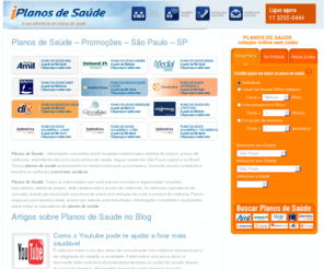 iplanosdesaude.com.br: Plano de Saúde - Planos de Saude
I-Planos de Saúde tem todas as informações para você escolher o melhor plano de saúde: carencia e as melhores opções de operadoras de planos de saúde.