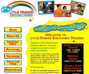 littlefriendsdayschool.com: Little Friends  Enrichment Program in Ossining, New York
Little Friends offers preschool care for children 6 weeks to 4 years of age and after school care for 5 to 12 year olds.