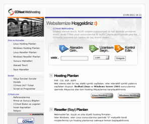 colo7.com: CCHost Hosting ve Reseller Planlari - Bedava Alanadi Tescili / Istanbul
Yillik 29$'dan baslayan hosting, 29.9$'dan baslayan reseller planlari , tum planlarda yillik odemelerde bedava alanadi tescili..