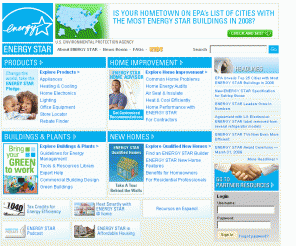 energystar.gov: Home : ENERGY STAR
ENERGY STAR is a government-backed program helping businesses and individuals protect the environment through superior energy efficiency.