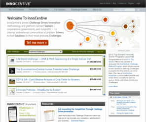 innocentive.com: Home | InnoCentive
InnoCentive is the global leader in open innovation, crowdsourcing and the innovation contest. Organizations with pressing problems turn to us for problem solving.