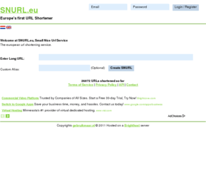 snurl.eu: Small Nice Url's
SNURL  is a web service that provides short aliases for redirection of long URLs