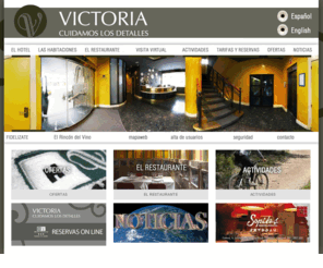 hvictoria.com: HOTEL VICTORIA - ARNEDO (LA RIOJA)
En el hotel victoria cuidamos los detalles. Hotel familiar con el distintivo de Q de calidad turÃ­stica, equipado con elementos de accesibilidad para discapacitados. Celebre con nosotros reuniones familiares o de empresa