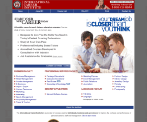 icieducation.com: INTERNATIONAL CAREER INSTITUTE - USA
The International Career Institute offers a simple and convenient way to earn and build the career of your dreams at home or while you work. Study with ICI to earn a specialized Career Diploma in the field of your choice.