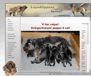 lejonklippans.com: Lejonklippans Kennel - Leonberger
Lejonklippans Leonberger Kennel in Sweden...Welcome!