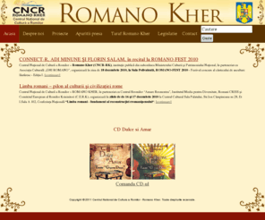 romanikultura.ro: Romani Kultura
Centrul national de cultura a Romilor - Romano Kher