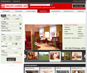 wwingatlan.com: Ingatlanok.hu | Eladó, kiadó ingatlan
Ingatlant keres? Eladó, kiadó ingatlanok Budapesten és vidéken, képekkel! Lakások, családi házak, albérletek. INGYENES értesítő szolgáltatás.