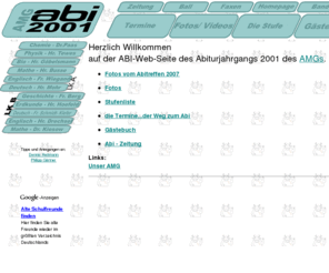 2001er.de: Das Abitur 2001 - am AMG
