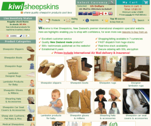 sheepskinrugs.net: Sheepskins, sheepskin boots slippers rugs skin care
Lambskin rugs, sheepskin slippers, boots and car seat covers, Bowron Baby Care, medical skins. Premium quality, low prices, fast dispatch direct from New Zealand.