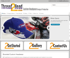 thread2head.com: Custom Branded Caps | Branded Custom Headwear | Thread2Head
Use Thread2Head for branded custom headwear to enhance advertising campaigns, product launches, employee incentive programs, trade show attendance, web marketing, safety programs, and uniforms.