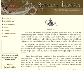 beytullahimzaoglu.com: Beytullah İmzaoğlu Resmi Web Sayfası
Beytullah İmzaoğlu' nun Resmi Web Sitesidir, Hususi Sayfasıdır. Garip Duygular ve hakkında çok şey burada