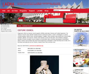 costumecouncil.org: Support Art Councils  [LACMA: Los Angeles County Museum of Art]
