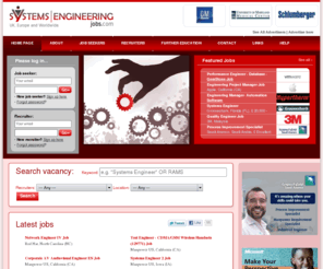 jobs-in-systems-engineering.com: Systems Engineering Jobs - Systems Engineering - Software Engineering - Engineering - Systems - Jobs
SystemsEngineeringJobs.com - The Job Board for Software and Systems Engineering professionals - USA, UK, Europe, Middle East, China, India, Worldwide. Registration not required.