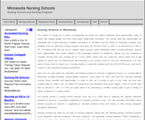 minnesota-nursing-schools.com: Minnesota Nursing Schools | Nursing Programs in MN
Nursing Schools in Minnesota - find all Minnesota nursing schools, nursing programs, associate and bachelor nursing degrees.