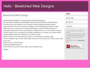 bewitchedweb.com: Hello - Bewitched Web Designs
Affordable Designer Websites for Women