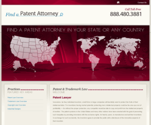 patentattornies.com: Patent Attorney | Patent Lawyer
Find a patent lawyer who can help you with protecting your invention or prosecuting those who may be infringing on your intellectual property.