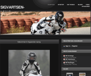 sigvartsen-racing.com: Startside - Sigvartsen-racing
Fï¿½lg Thomas  Sigvartsen i norsk roadracing