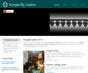 krojackisalon.com: Krojački salon 011 - Beograd - Šivenje - Krojenje - Pozamanterija
Izrada unikatnih modela ženske, muške i dečije odeće sa dosta ručnog rada. Bogat izbor pozamanterije. Prepravke, skraćivanja, i sužavanje garderobe, zamene svih vrsta rajferšlusa i klizača, ugradnje drikera, dugmeta za teksas, nitni i ringlica.