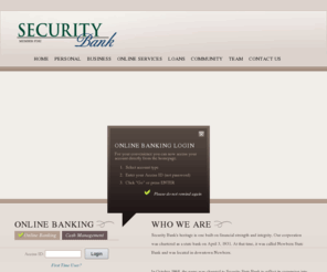 bankatsecurity.com: Security Bank
