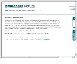 broadcastforum.net: Broadcast Forums
Marquis Broadcast Seminar Forums